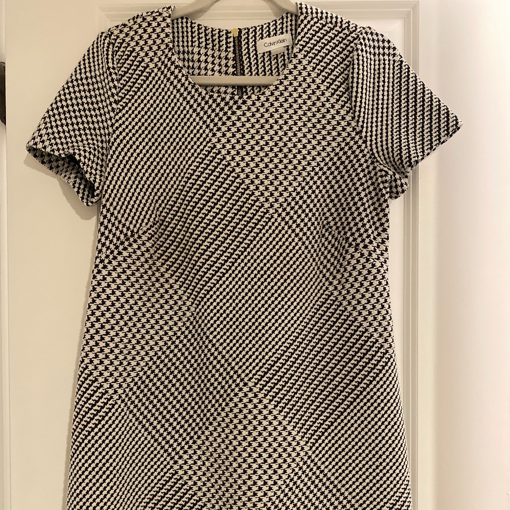 Calvin Klein Black/White Dress